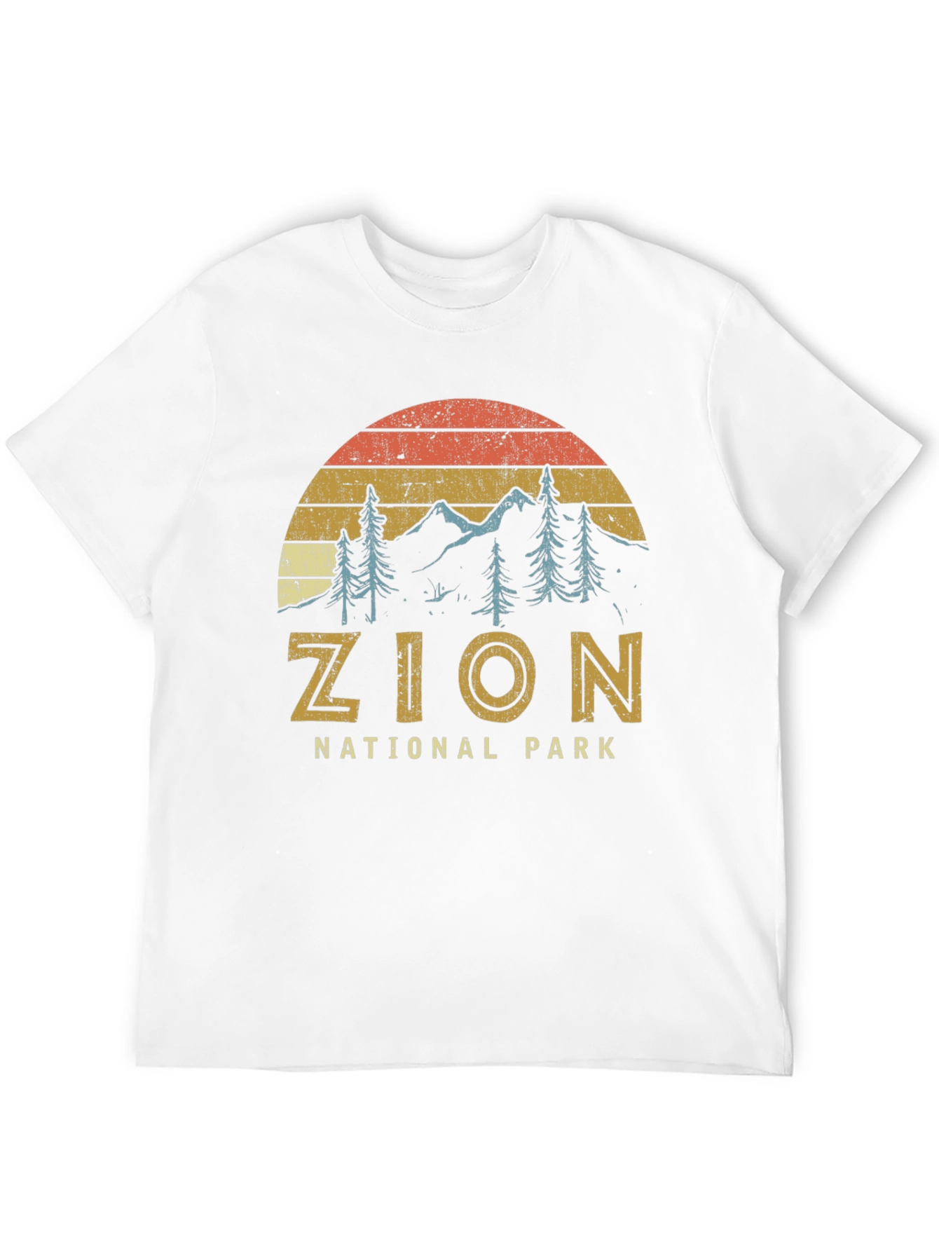 Zion National Park Retro Graphic T-Shirt