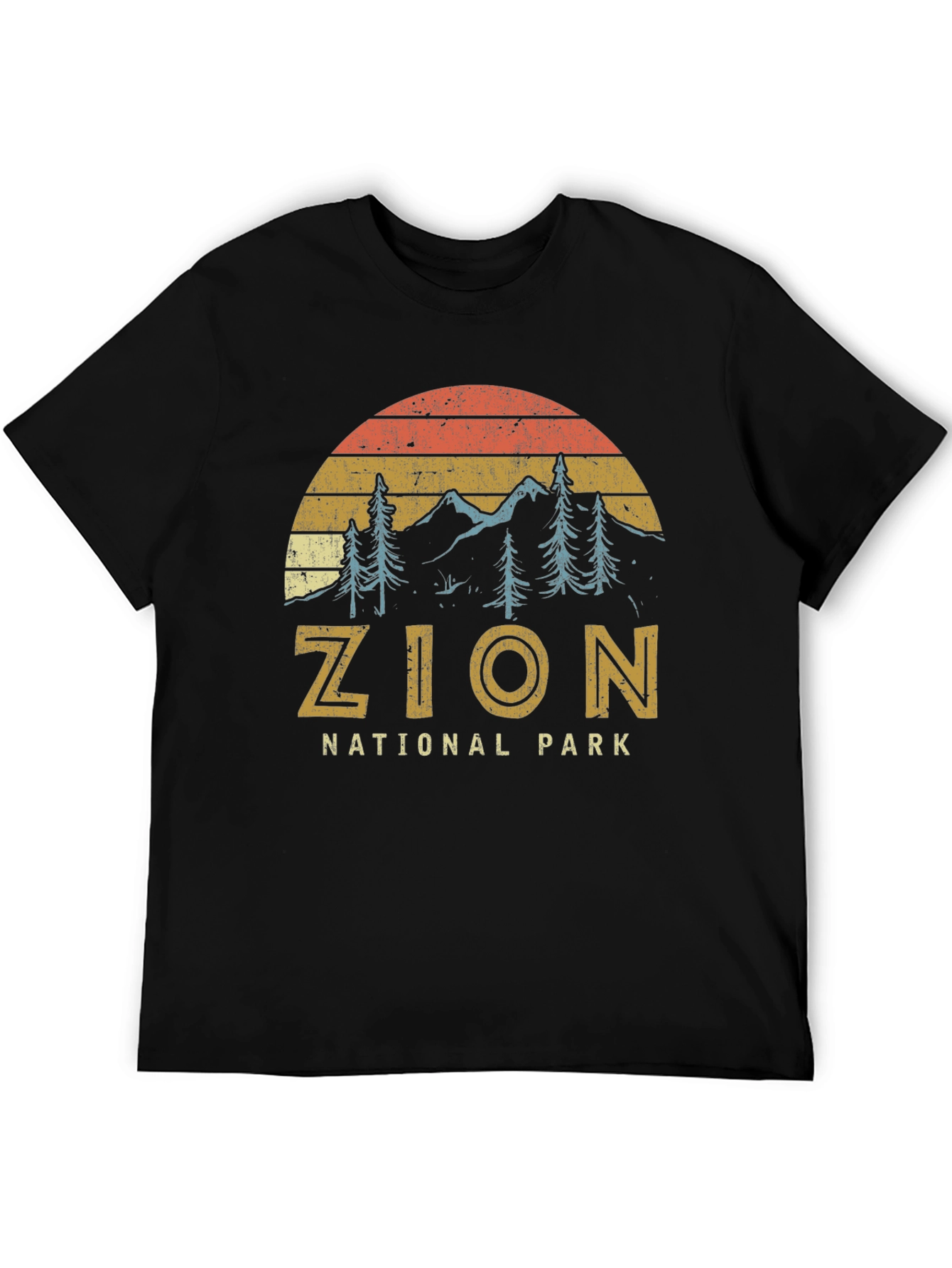 Zion National Park Retro Graphic T-Shirt