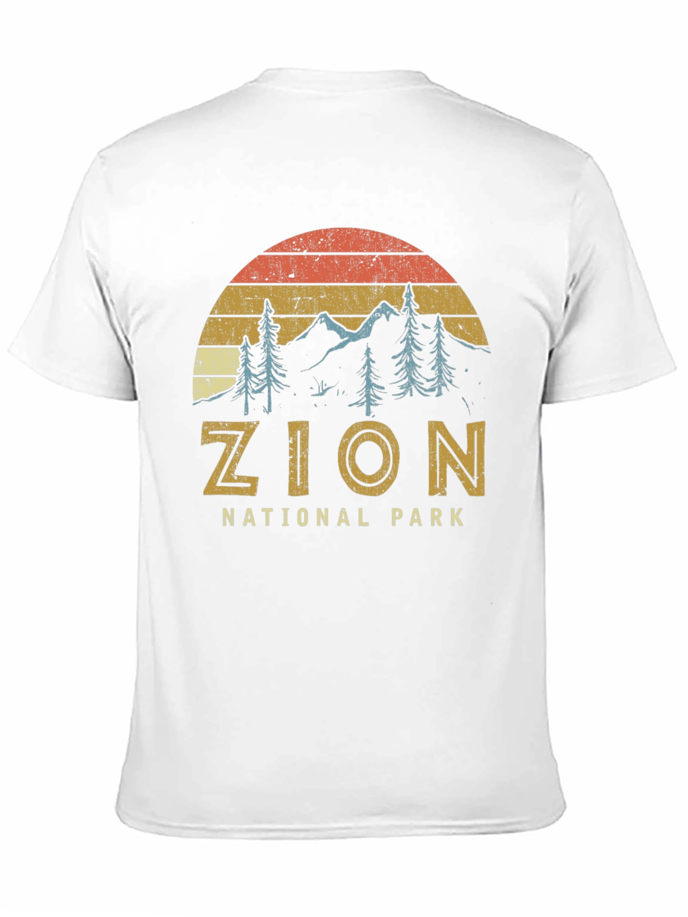 Zion National Park Retro Graphic T-Shirt