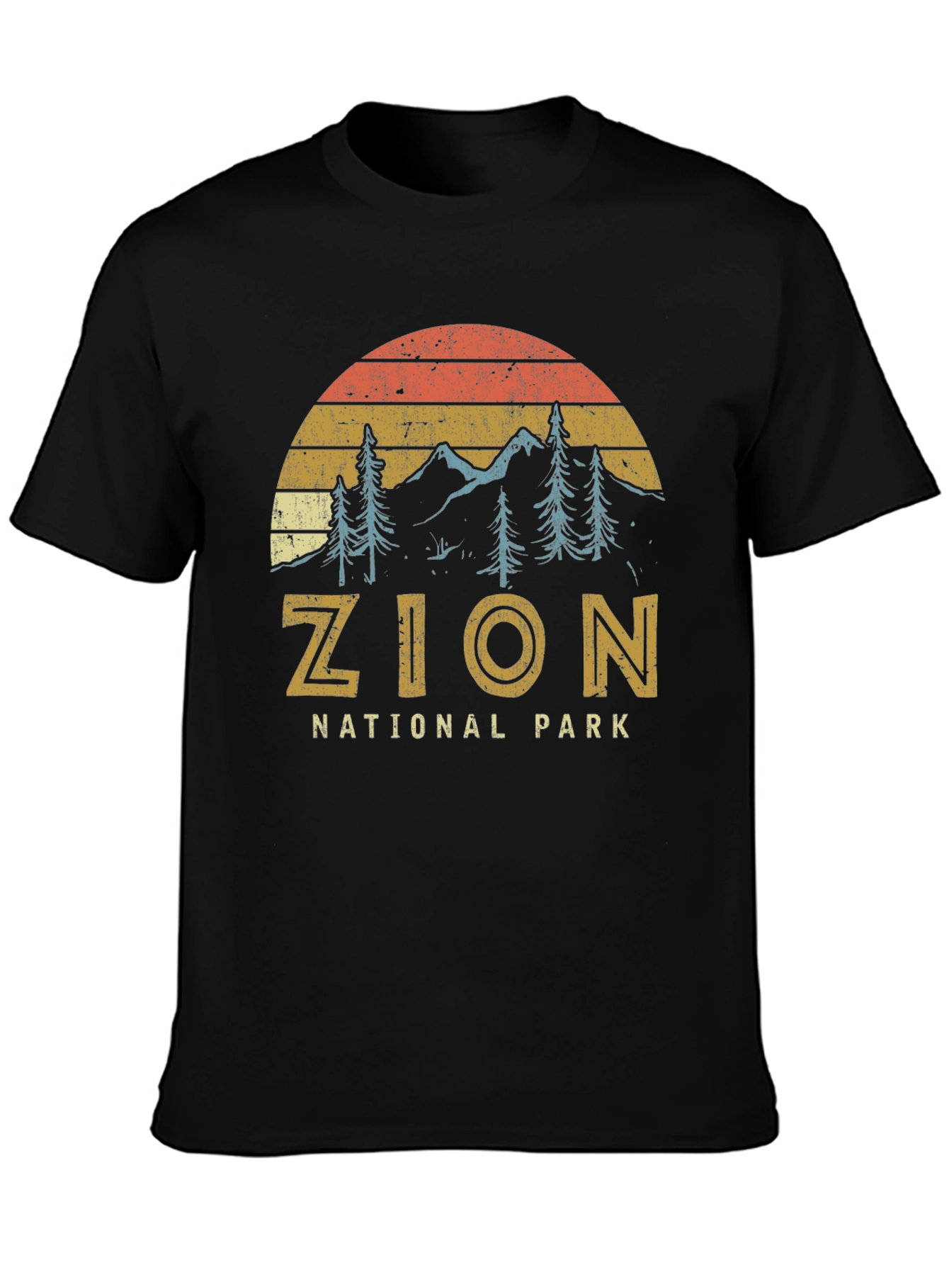 Zion National Park Retro Graphic T-Shirt
