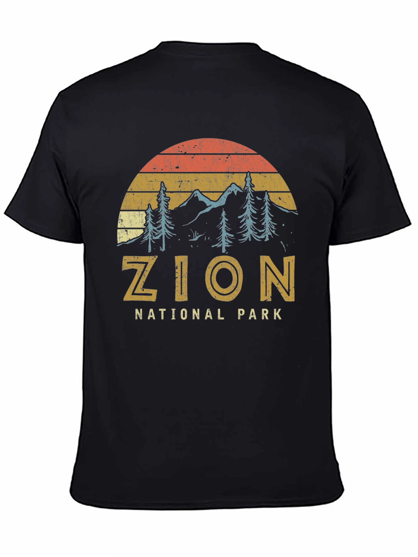 Zion National Park Retro Graphic T-Shirt