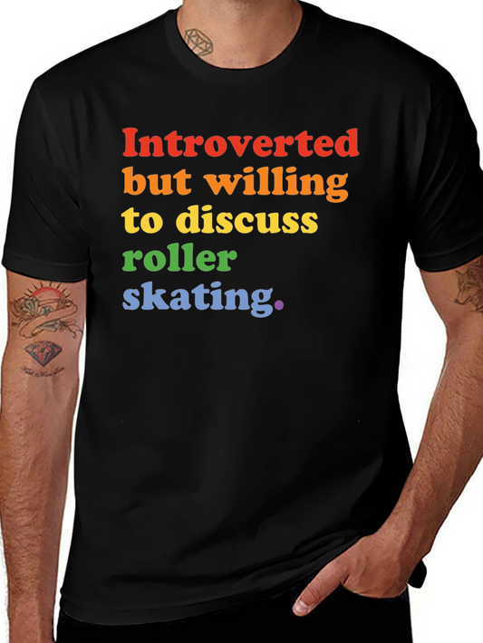 Introverted Roller Skating Graphic Tee