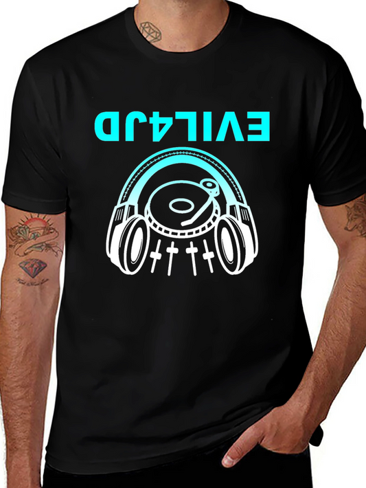 Evil4JD DJ Graphic Tee - Music Lovers T-Shirt