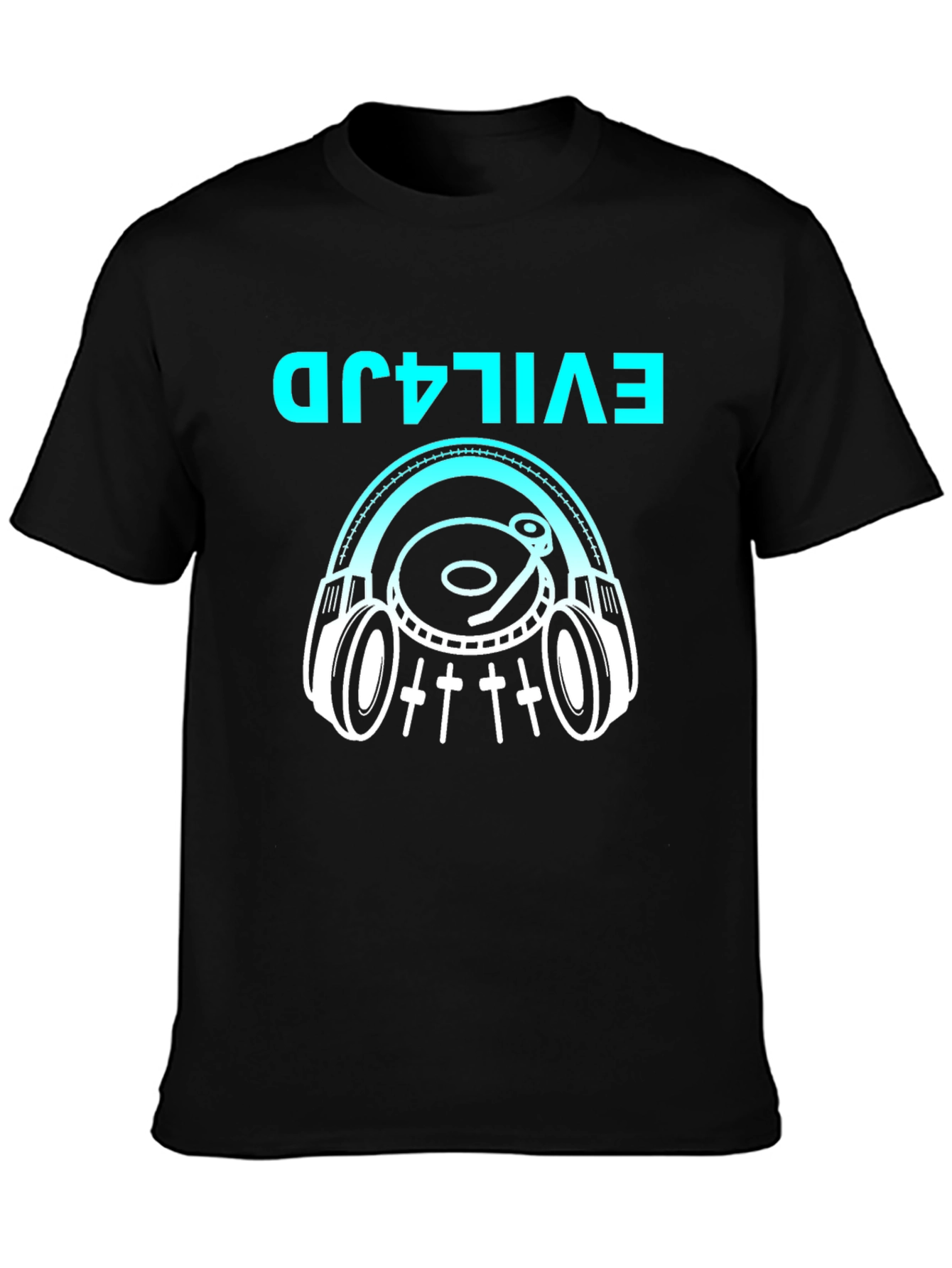 Evil4JD DJ Graphic Tee - Music Lovers T-Shirt