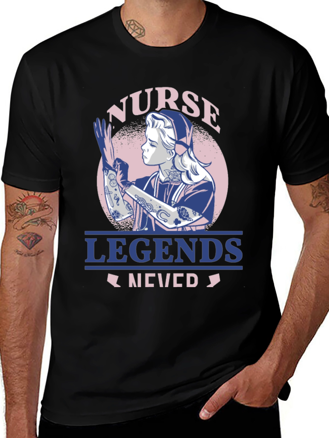 Nurse Legends Never Fade T-Shirt
