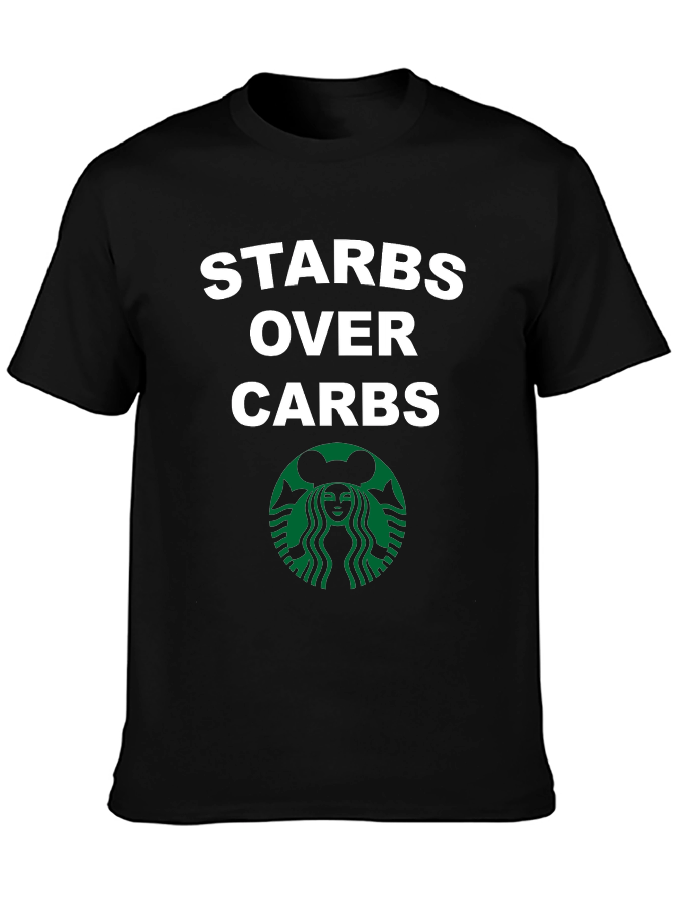 Starbs Over Carbs T-Shirt - Coffee Lover Tee