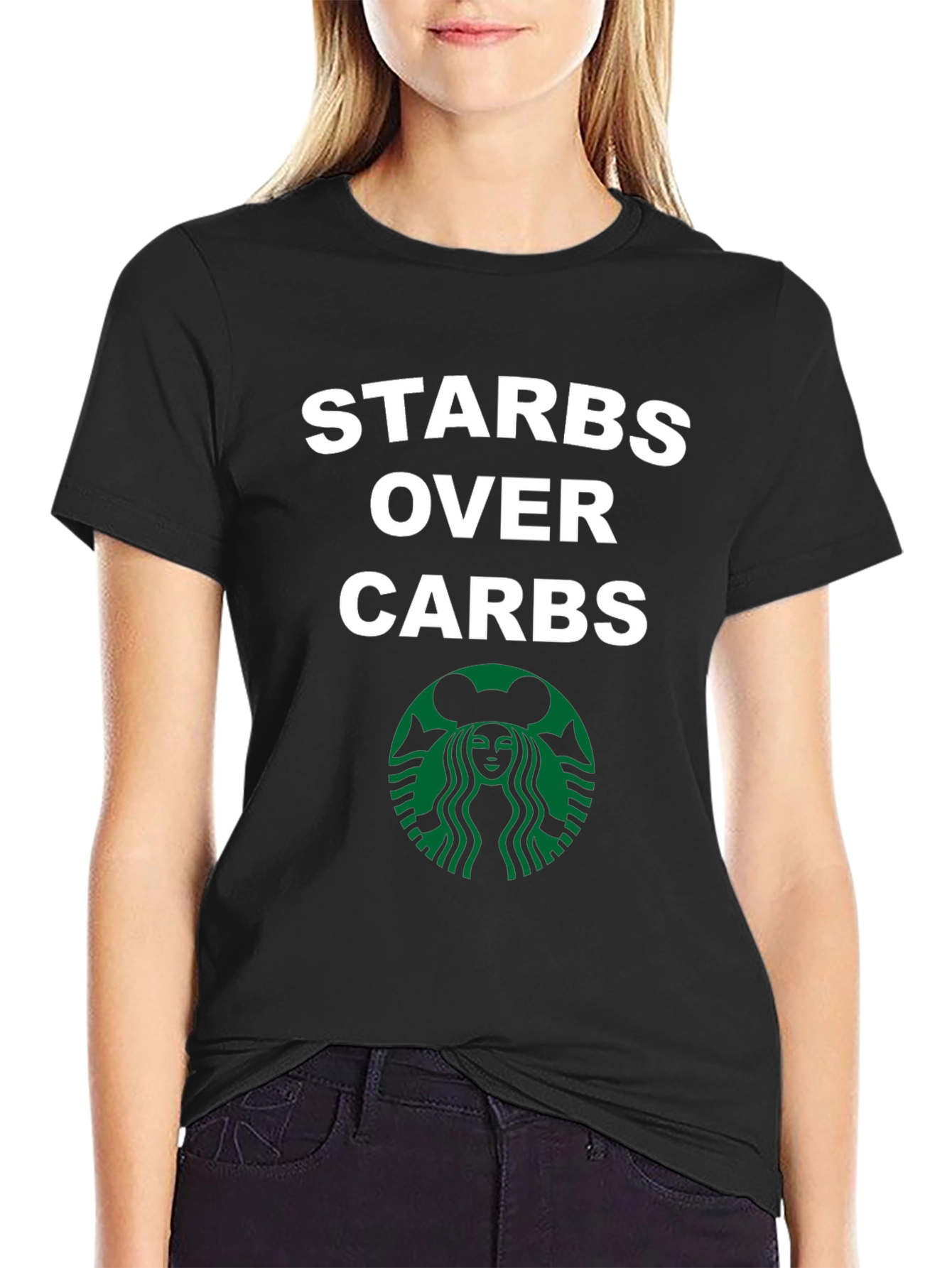 Starbs Over Carbs T-Shirt - Coffee Lover Tee