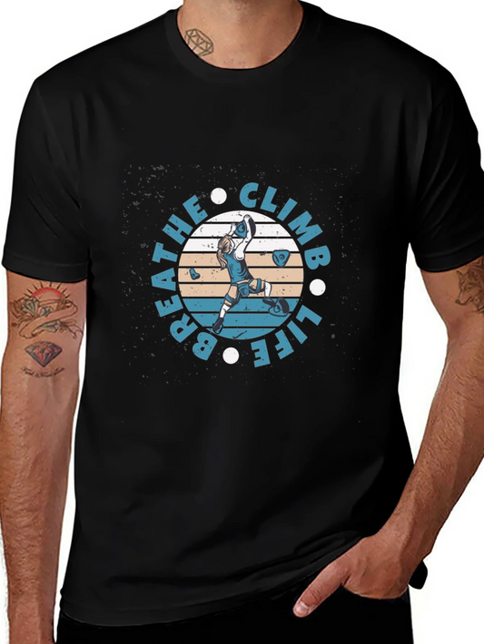 Breathe Climb Life Graphic T-Shirt