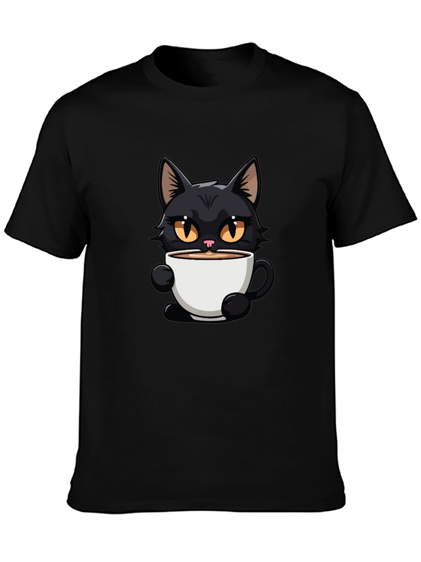 Black Cat Coffee Graphic Tee