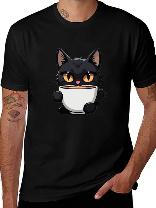Black Cat Coffee Graphic Tee