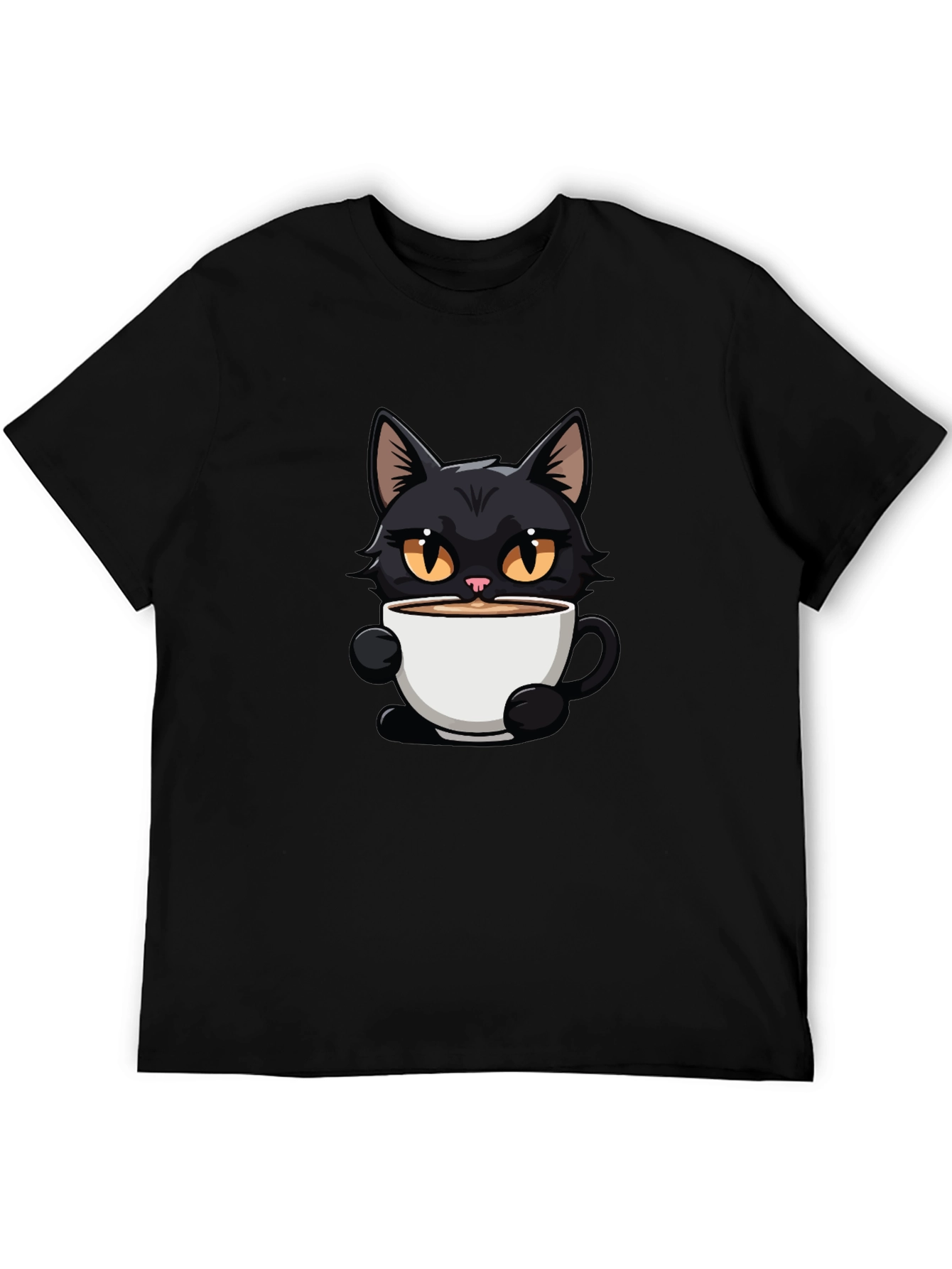 Black Cat Coffee Graphic Tee