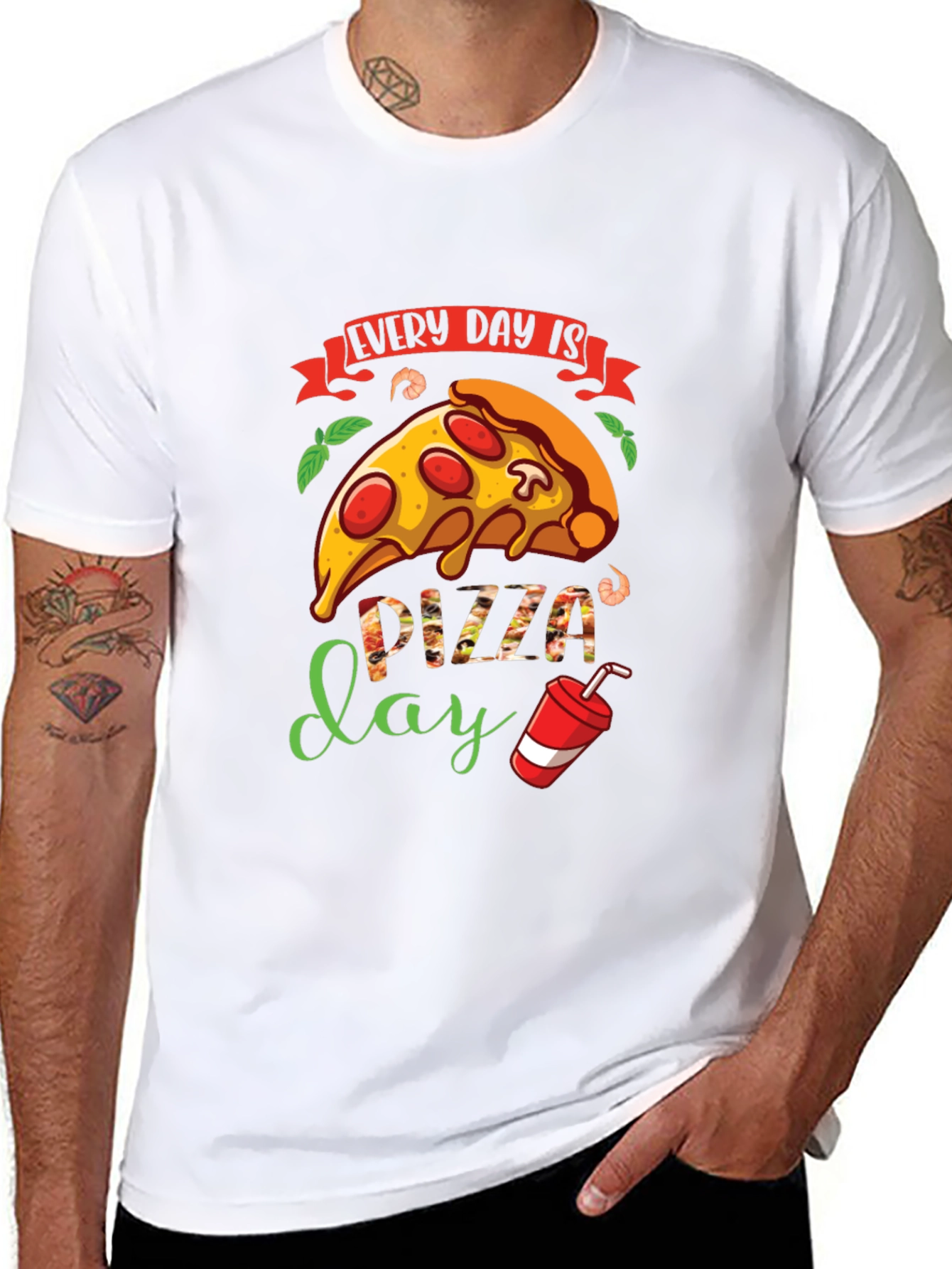 Every Day is Pizza Day T-Shirt - Unisex Design