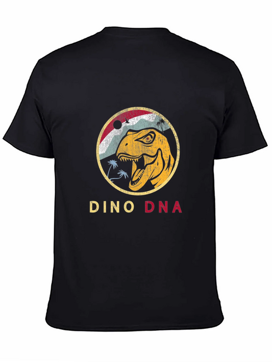 Dino DNA Graphic Tee - Retro Dinosaur T-Shirt