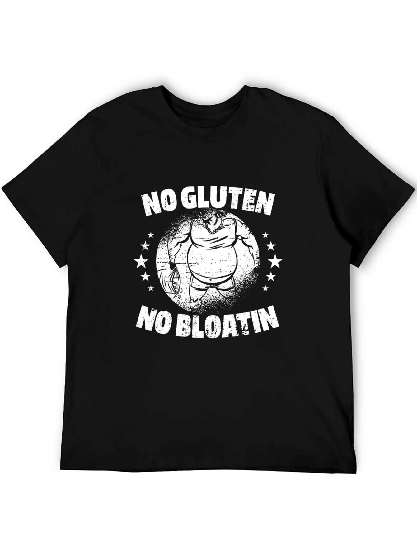 No Gluten No Bloatin Funny Workout T-Shirt