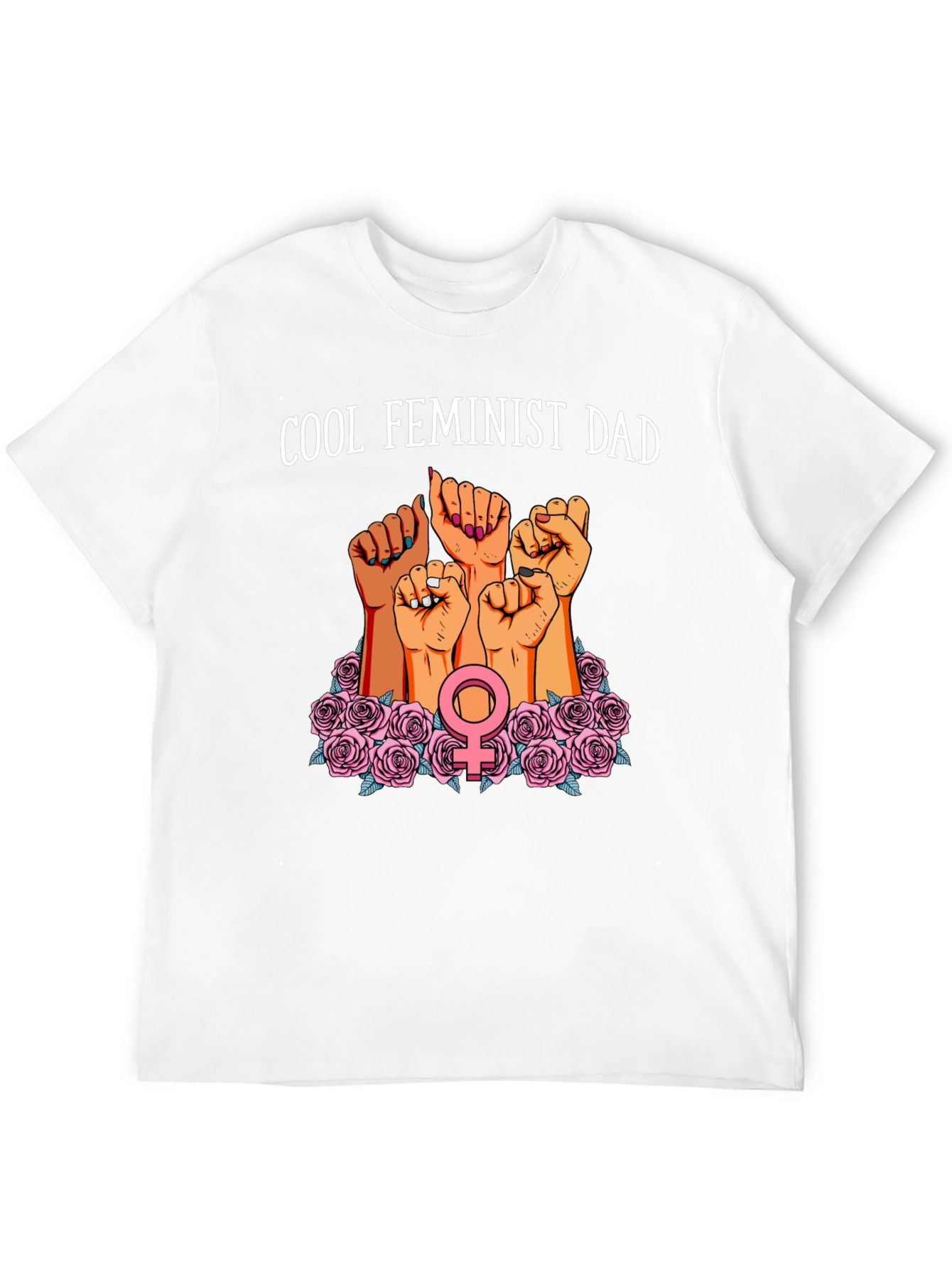 Cool Feminist Dad Graphic T-Shirt
