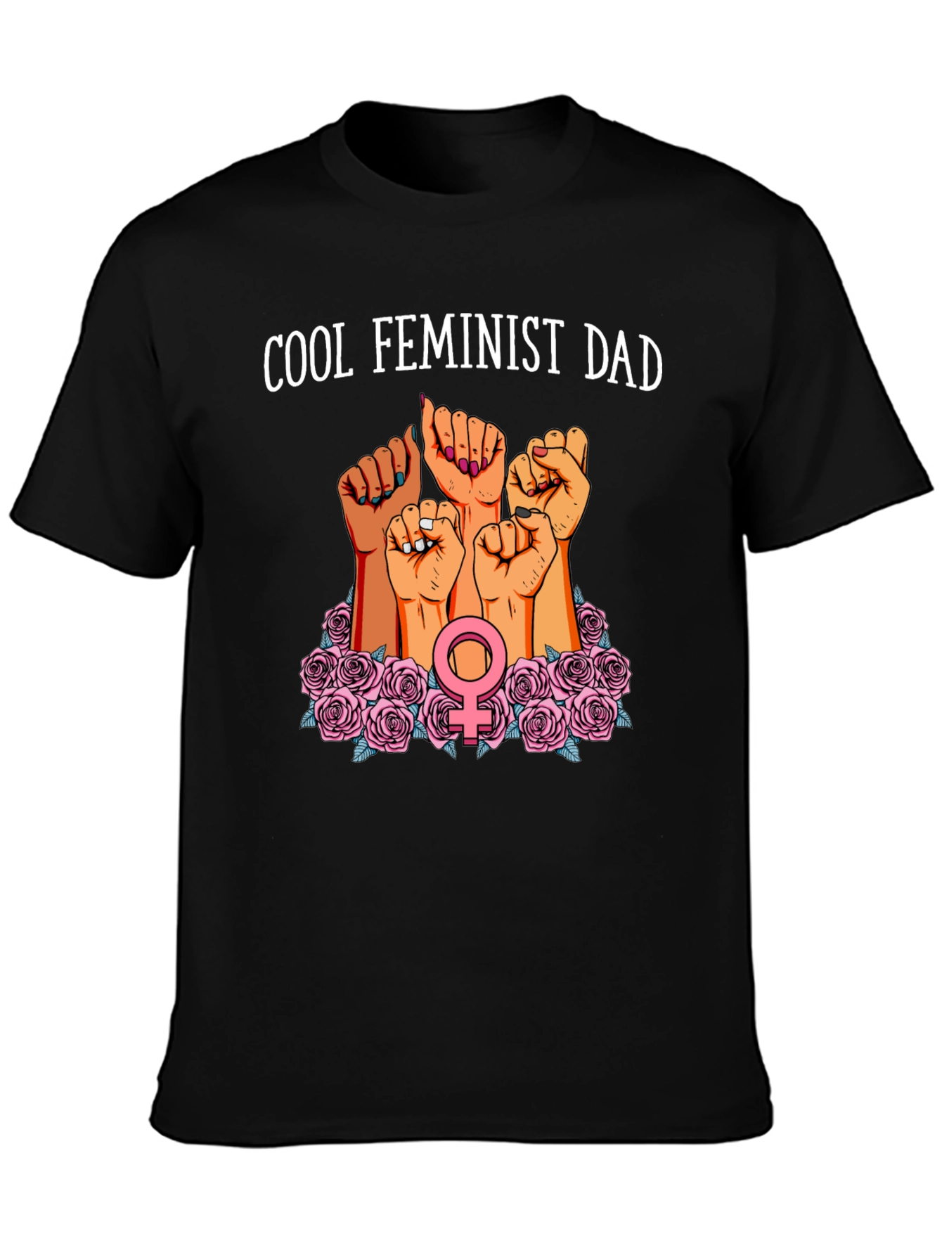 Cool Feminist Dad Graphic T-Shirt