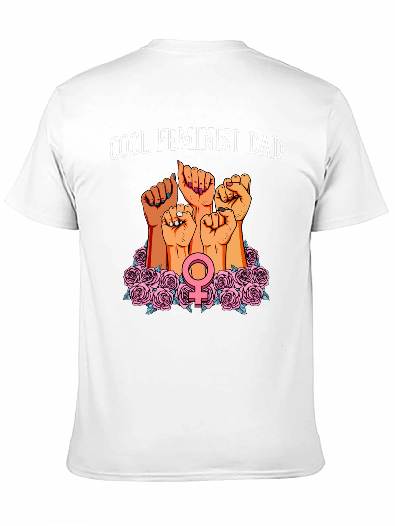 Cool Feminist Dad Graphic T-Shirt