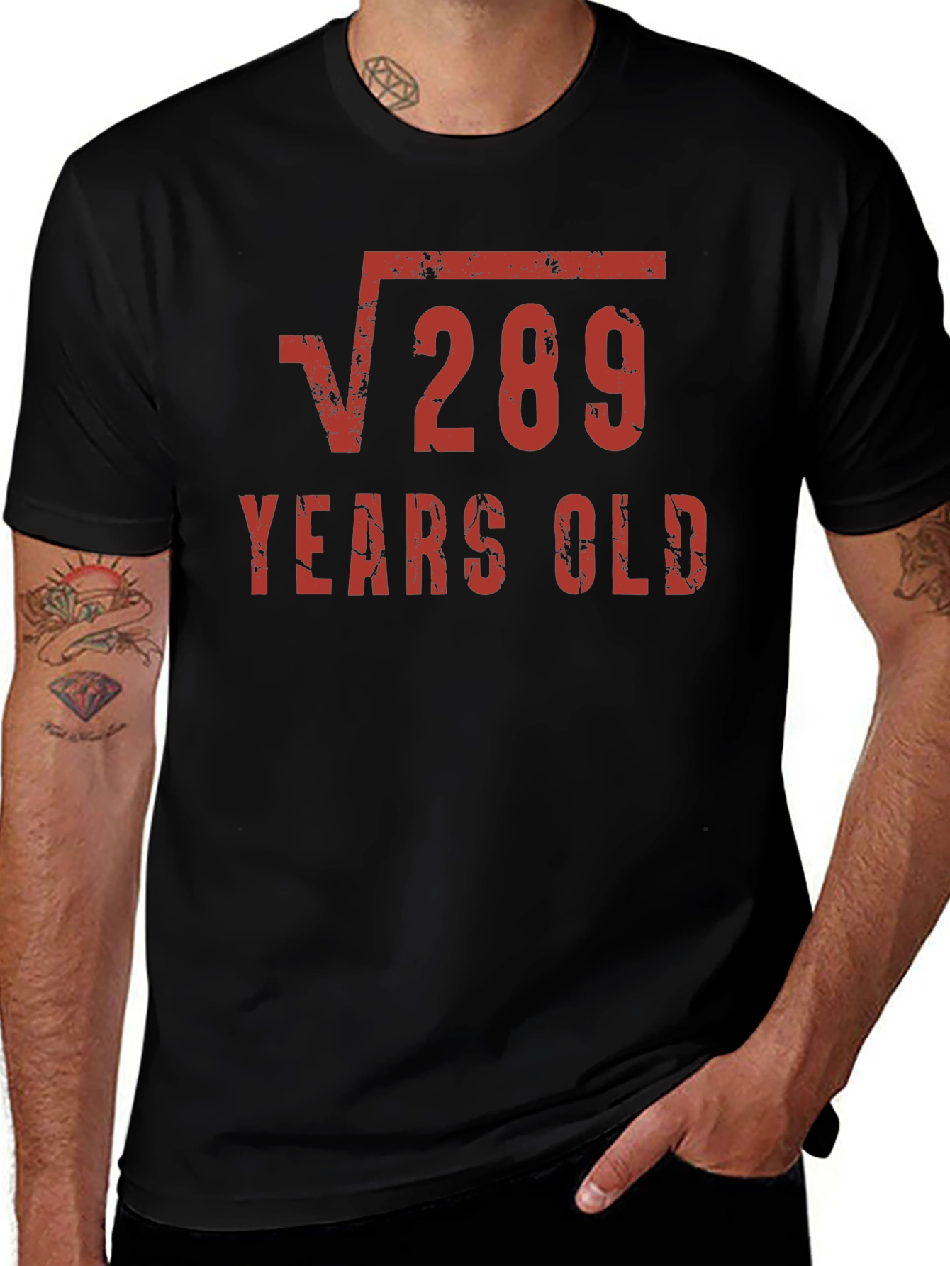 Funny 17th Birthday Shirt - Square Root of 289
