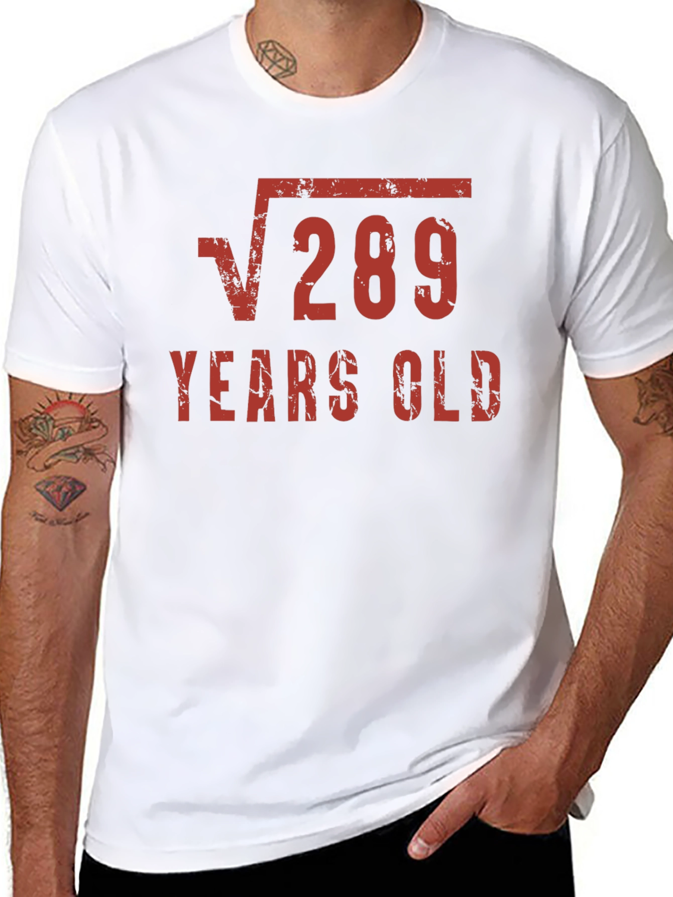 Funny 17th Birthday Shirt - Square Root of 289