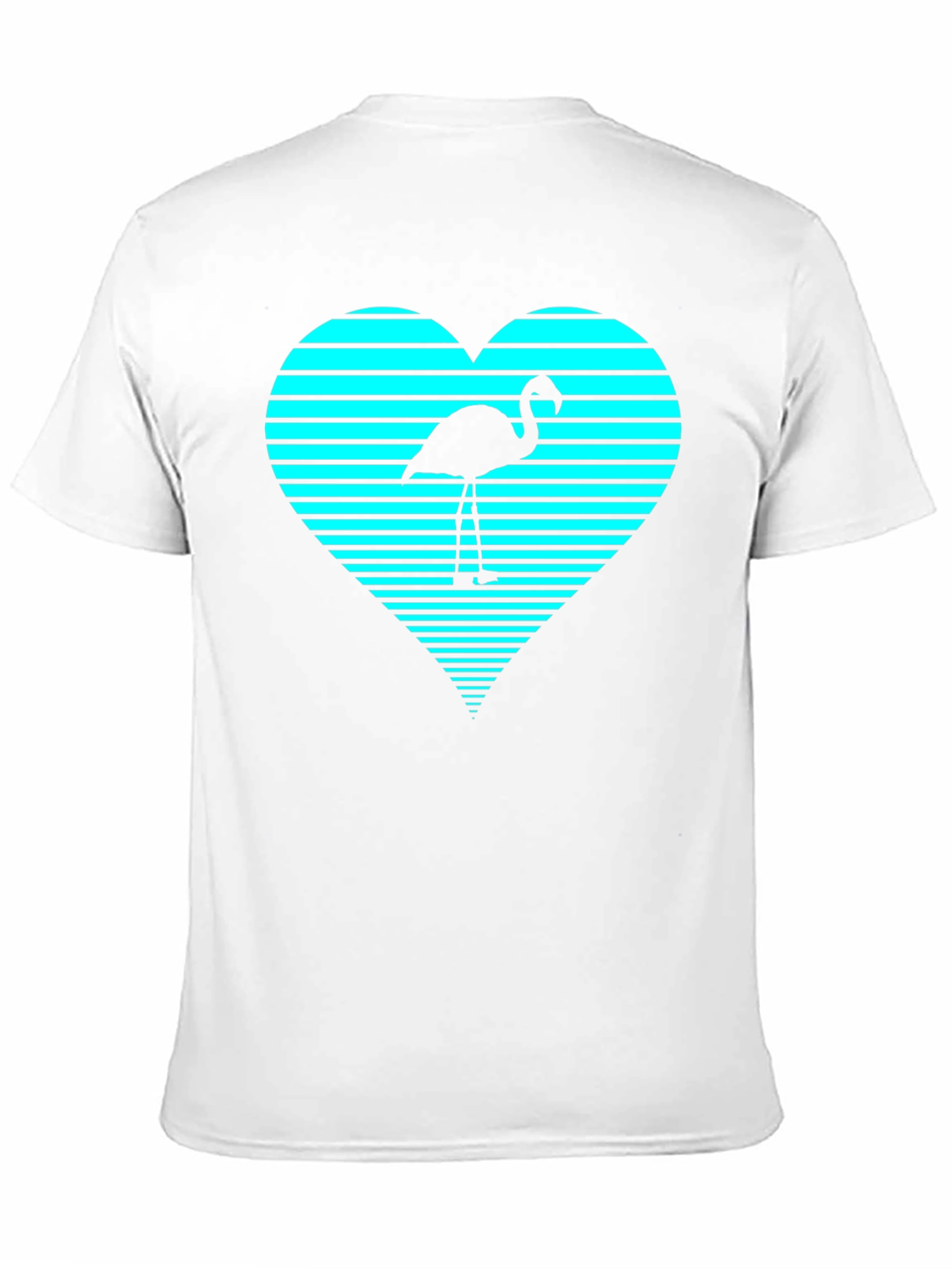 Flamingo Heart Graphic Tee