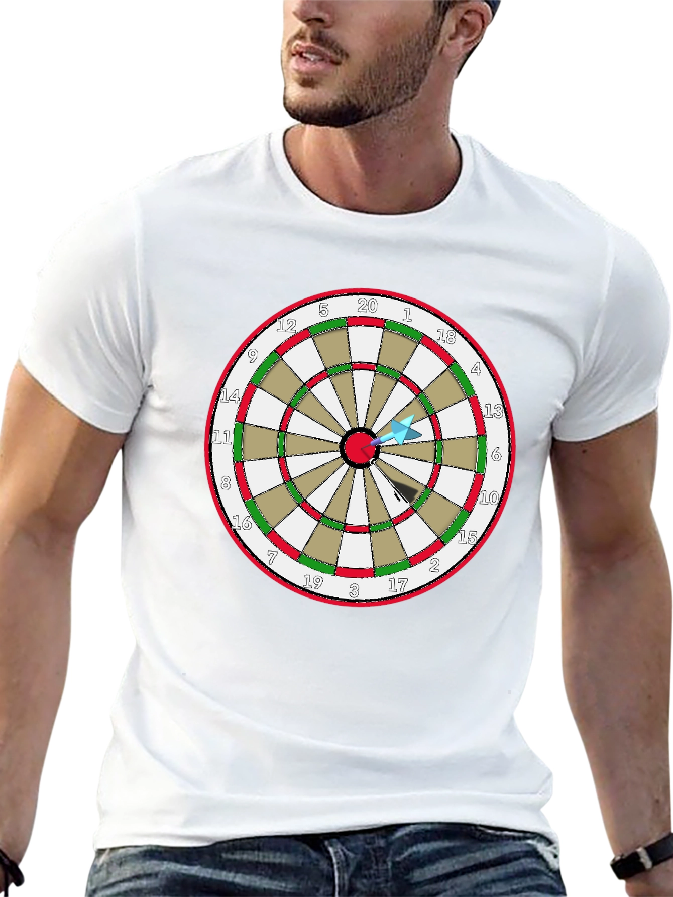 Dartboard T-Shirt - Bullseye Tee