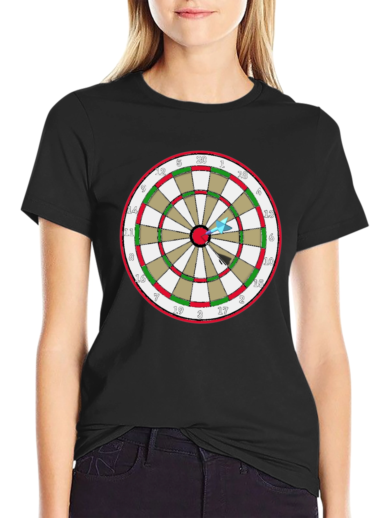 Dartboard T-Shirt - Bullseye Tee