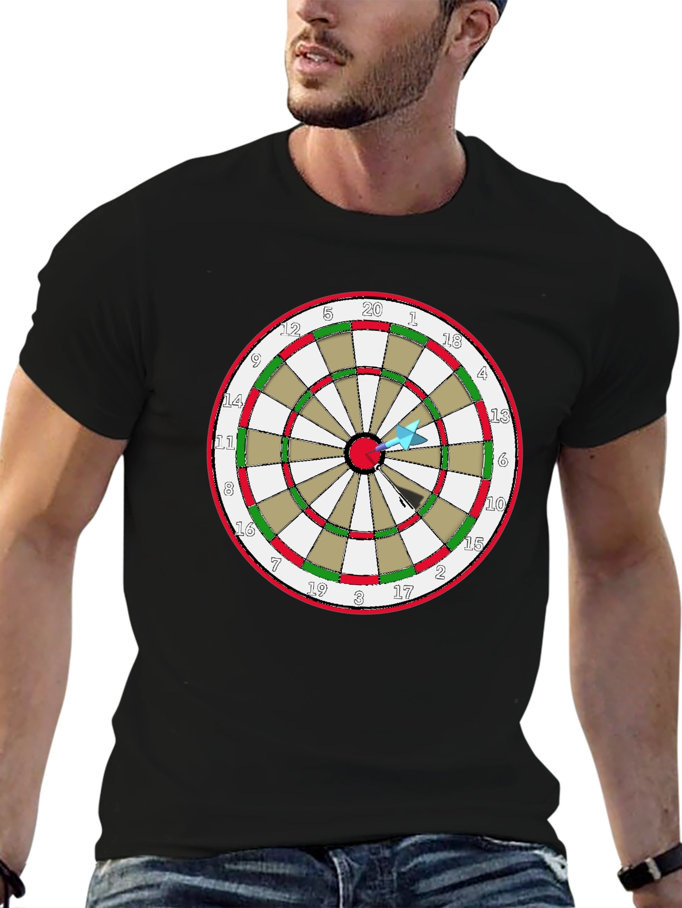 Dartboard T-Shirt - Bullseye Tee