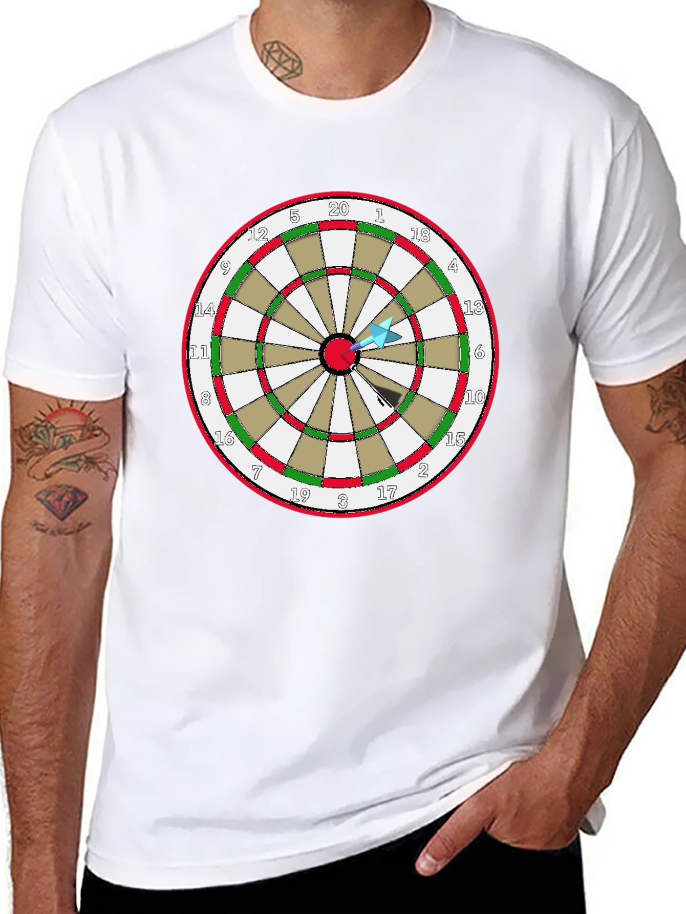 Dartboard T-Shirt - Bullseye Tee