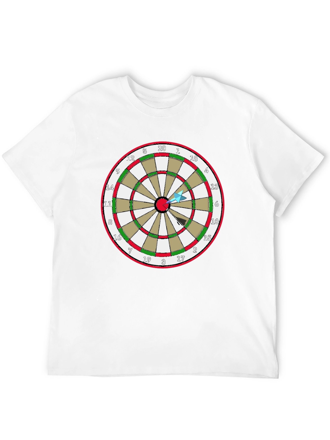 Dartboard T-Shirt - Bullseye Tee