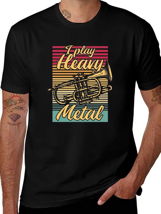 I Play Heavy Metal T-Shirt Music Lover Tee
