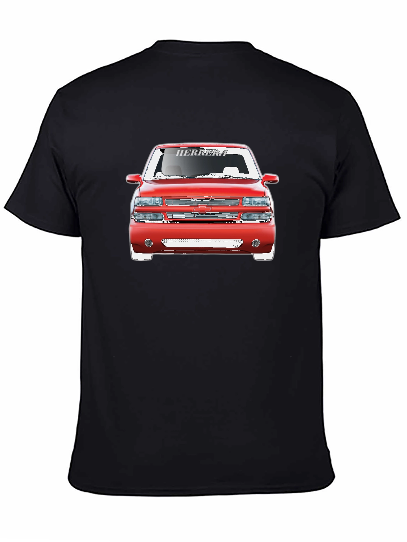 Red Truck Graphic Tee - Cool Car Shirt