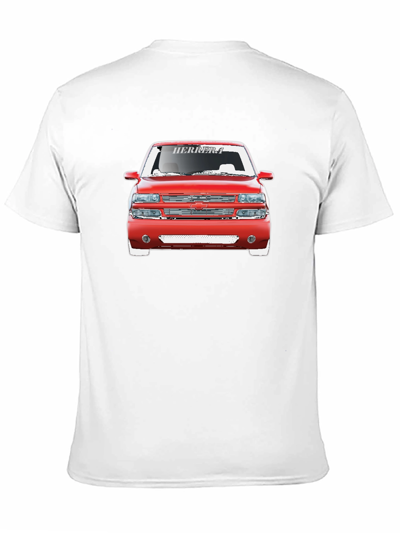 Red Truck Graphic Tee - Cool Car Shirt