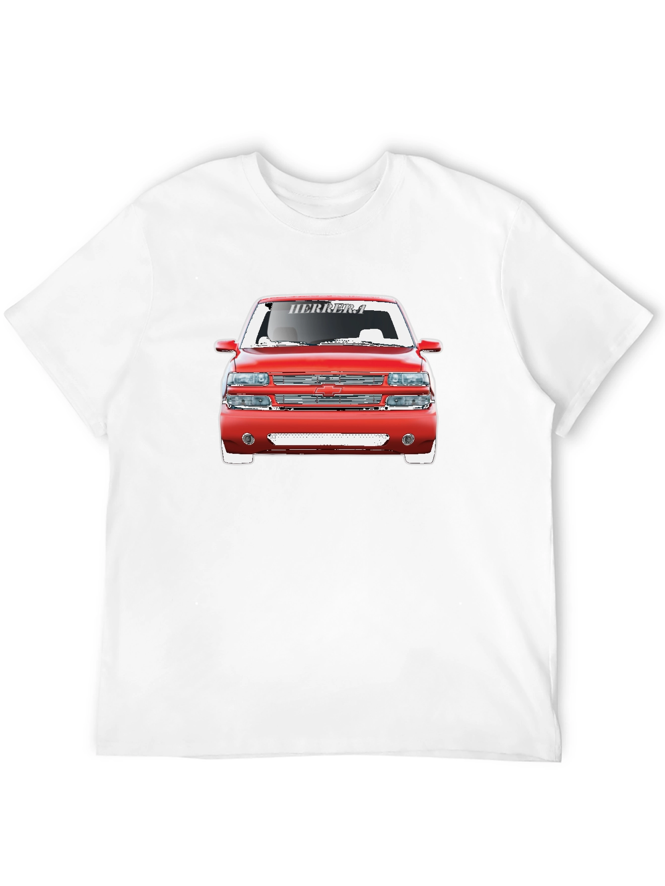Red Truck Graphic Tee - Cool Car Shirt