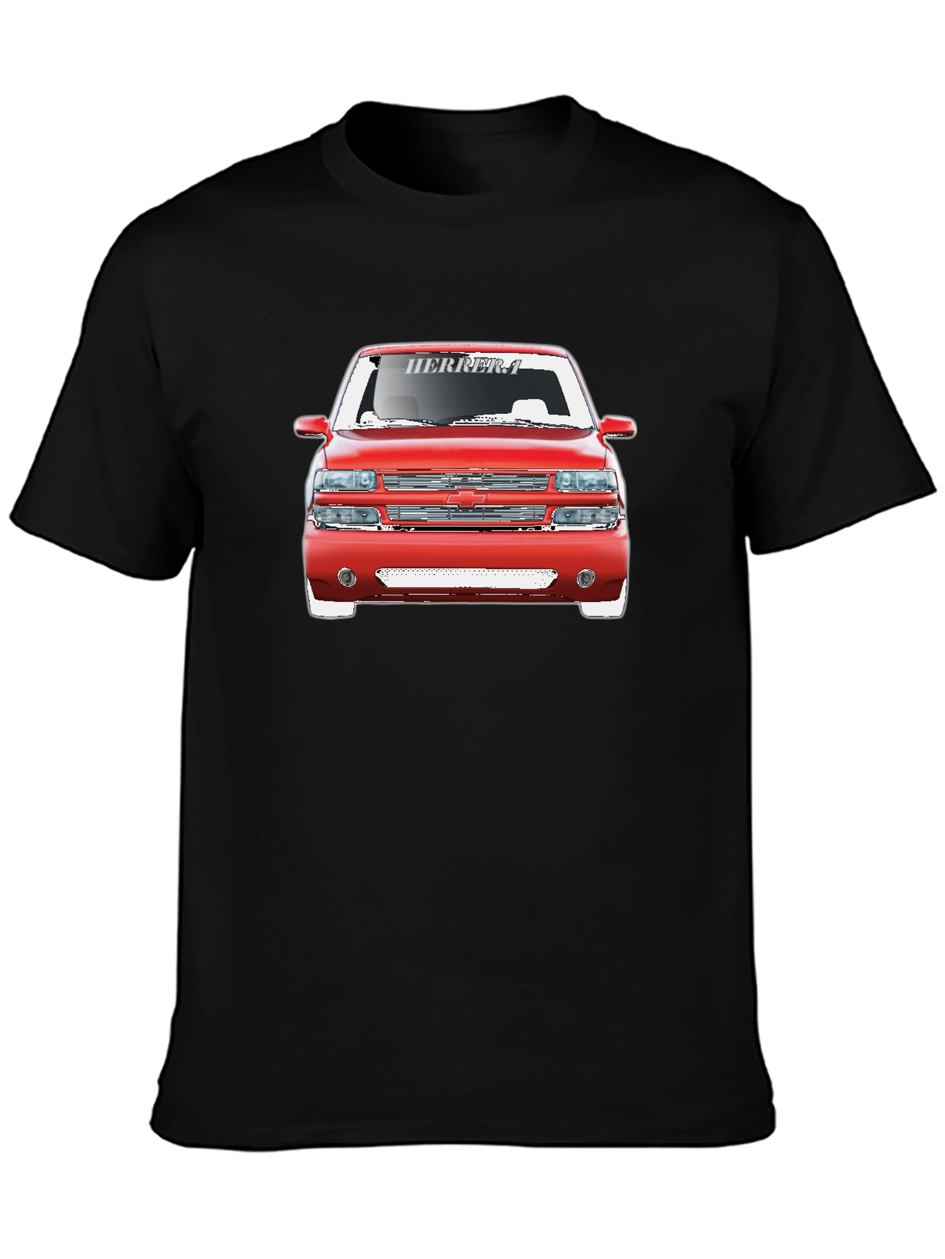 Red Truck Graphic Tee - Cool Car Shirt