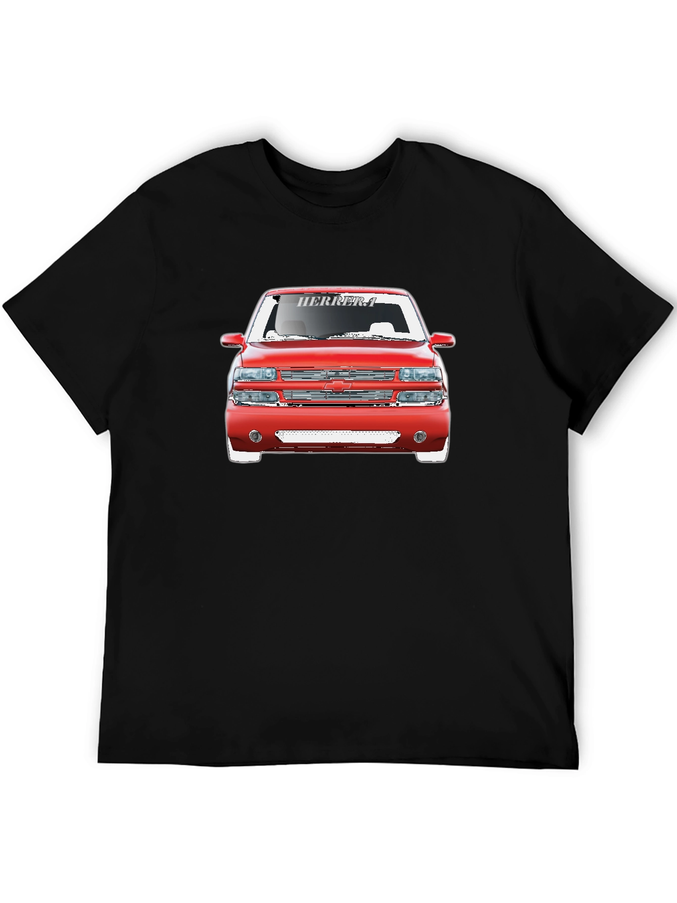 Red Truck Graphic Tee - Cool Car Shirt