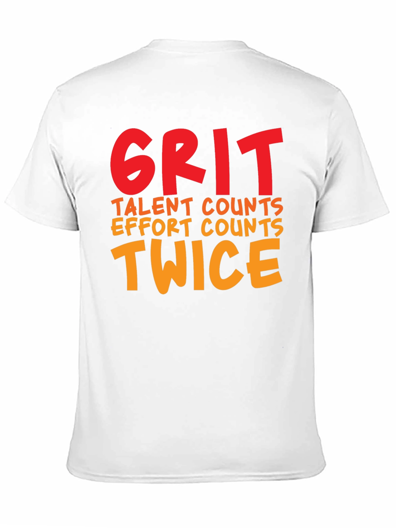 Grit Twice Counts Crew Neck T-Shirt