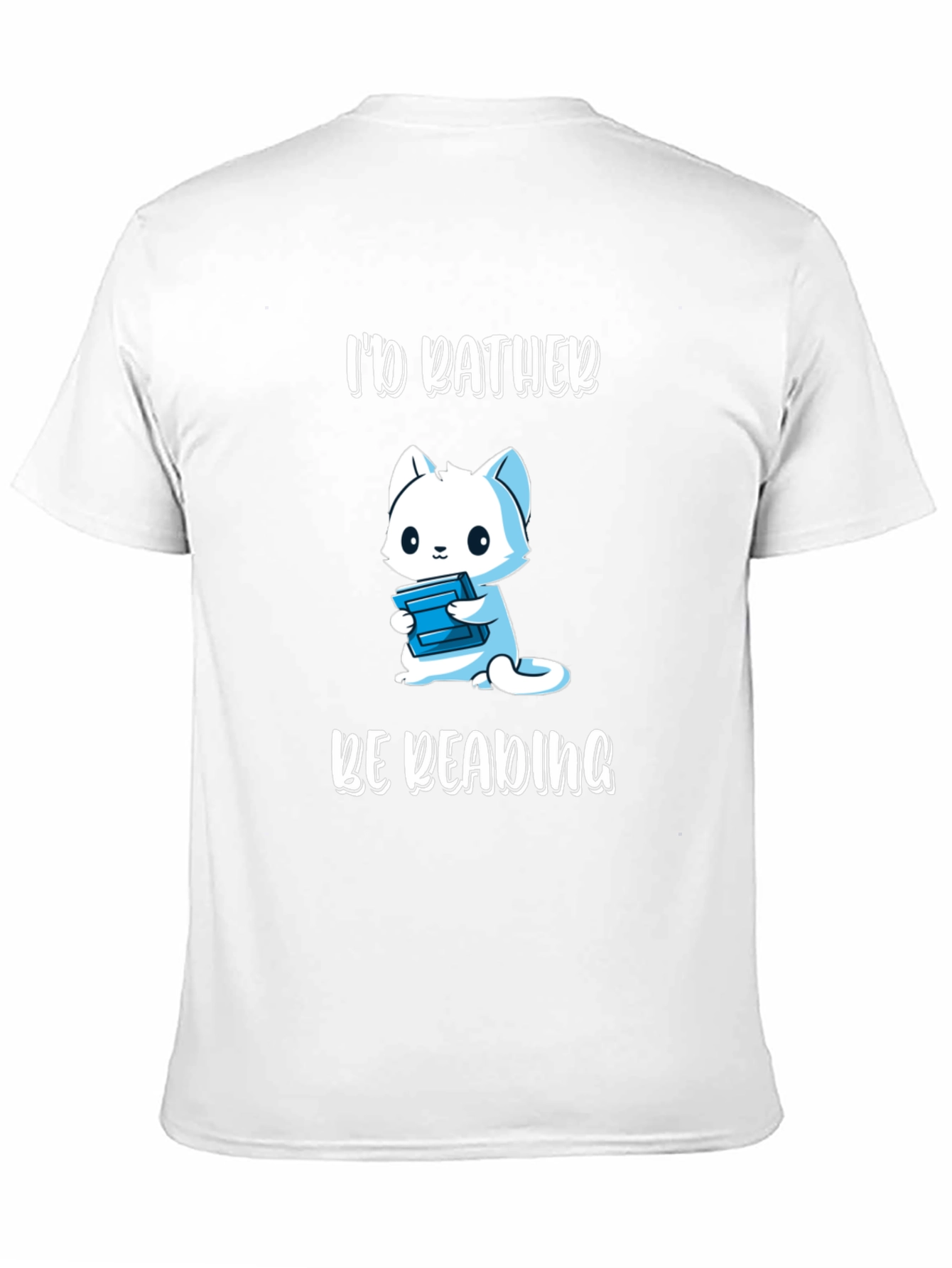 Id Rather Be Reading - Cat T-Shirt