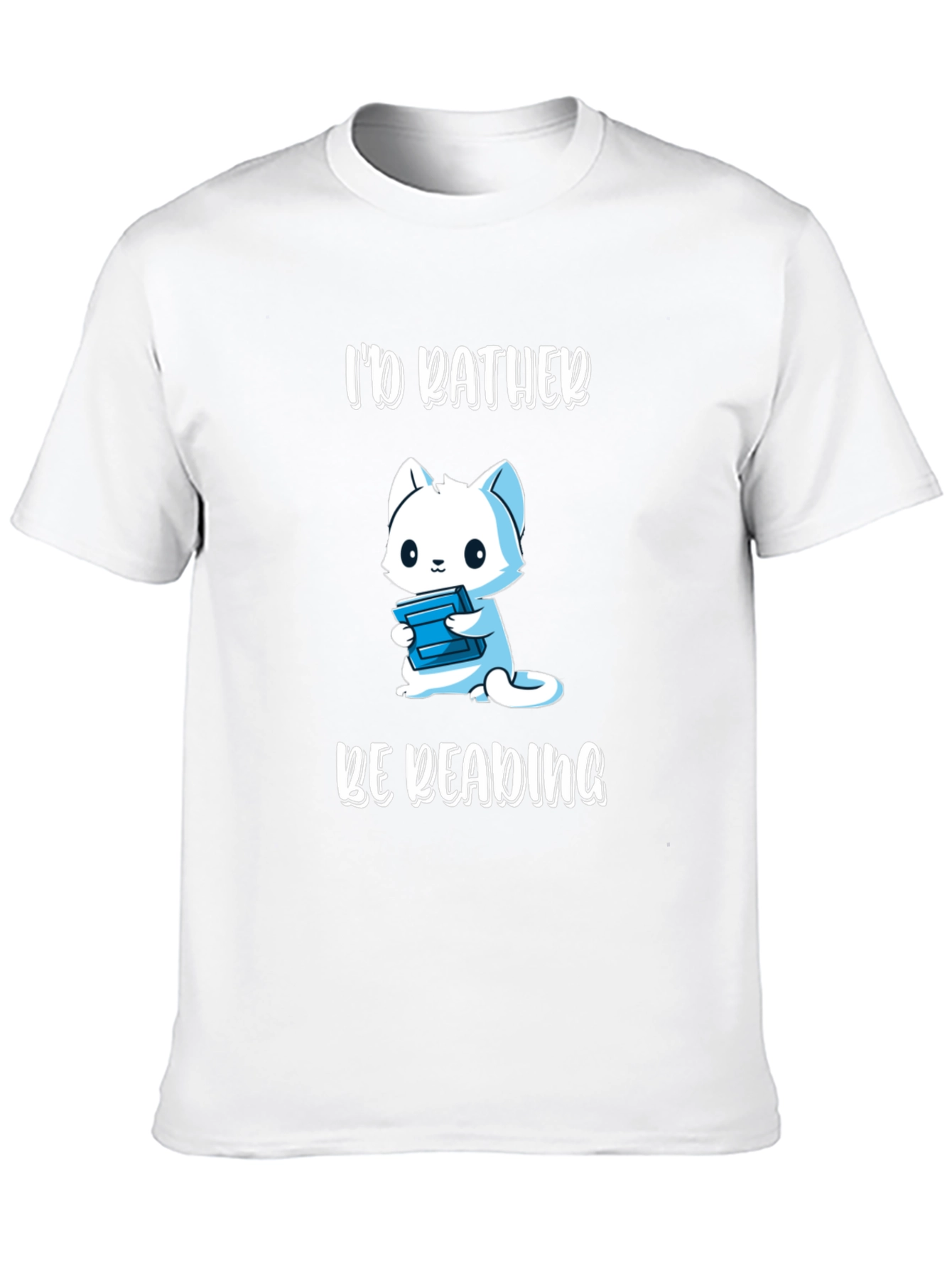 Id Rather Be Reading - Cat T-Shirt