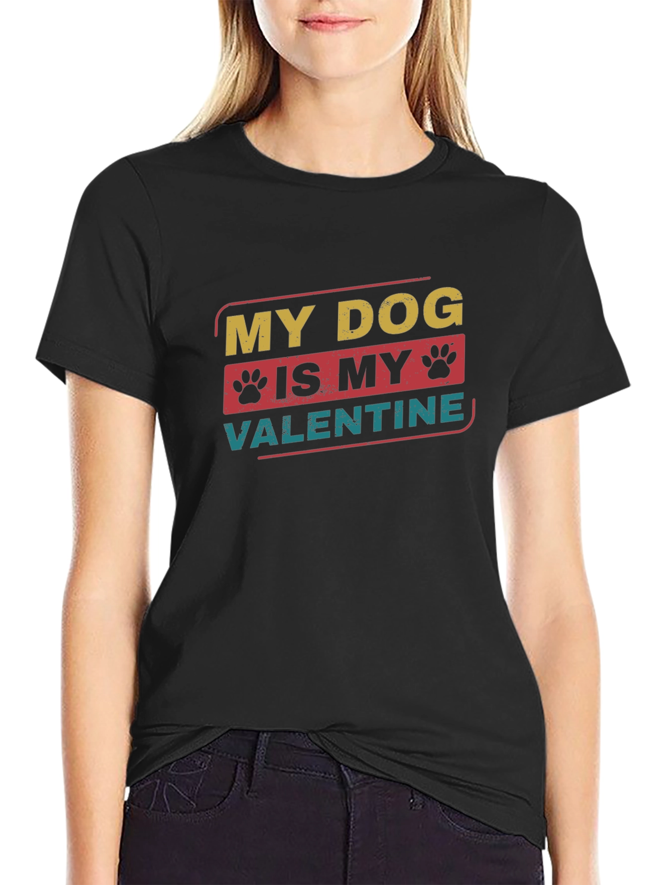 My Dog is My Valentine T-Shirt