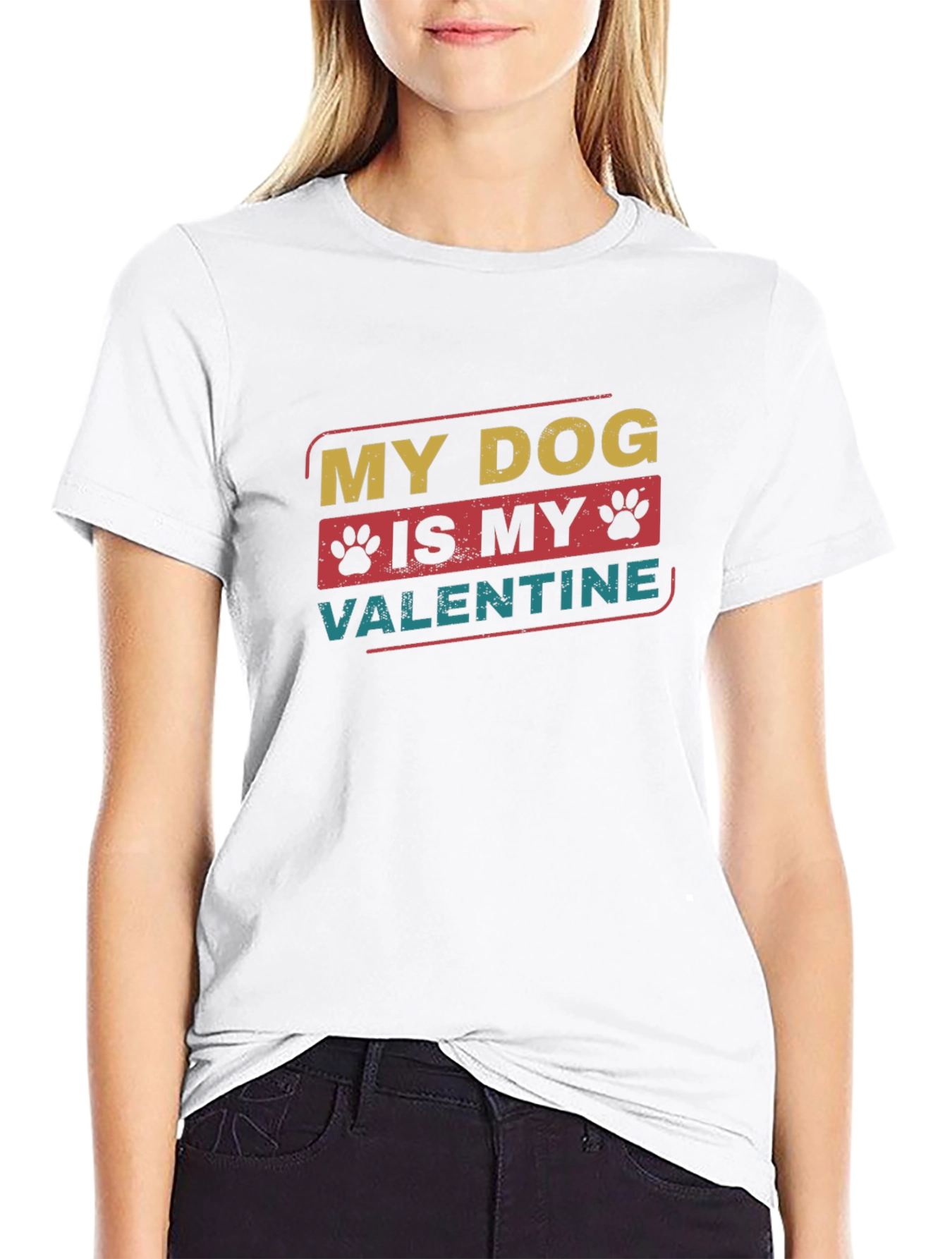 My Dog is My Valentine T-Shirt
