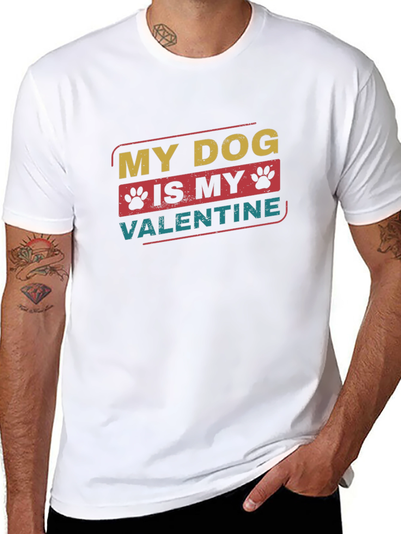 My Dog is My Valentine T-Shirt