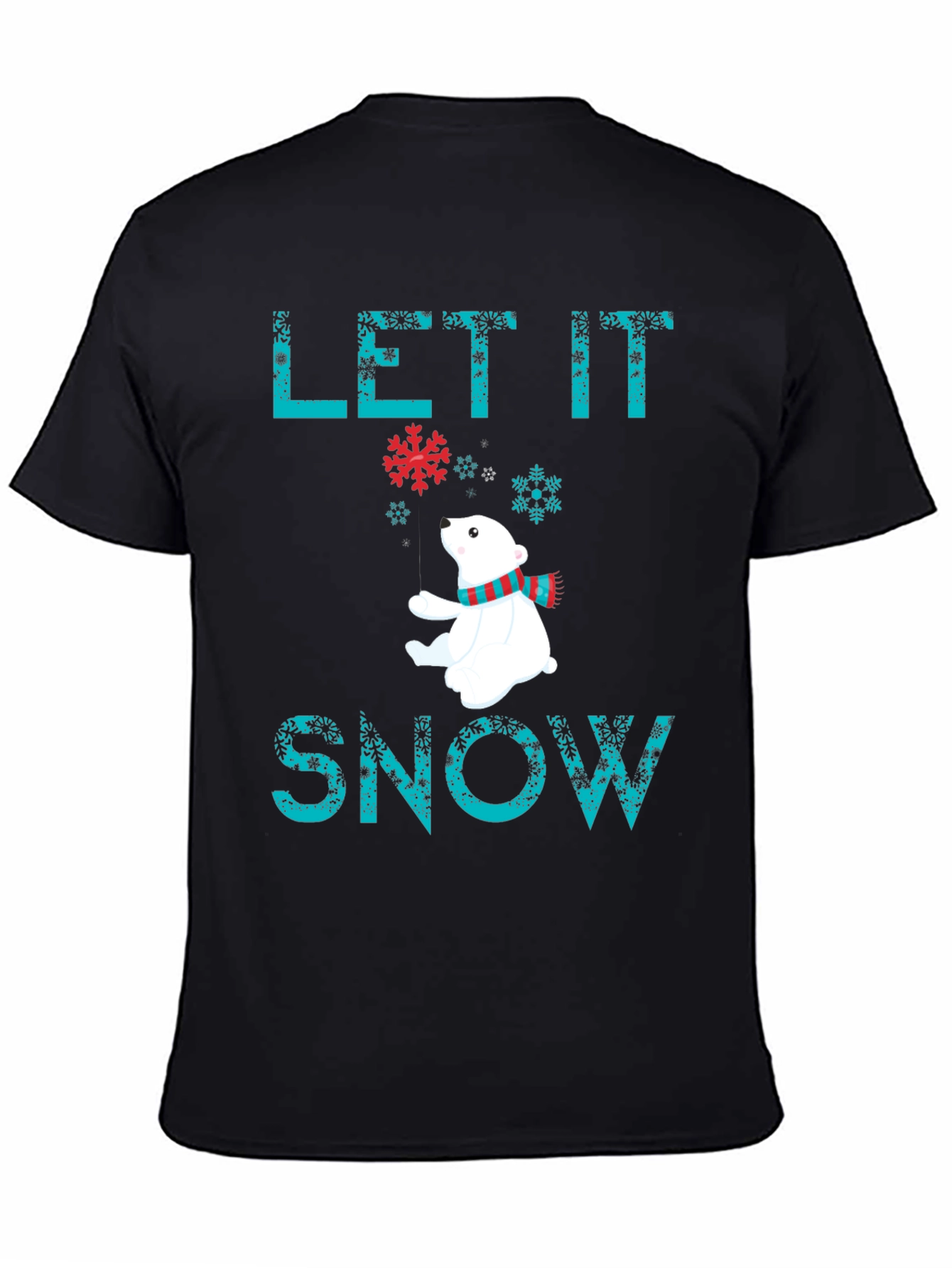 Let It Snow Polar Bear Graphic Tee