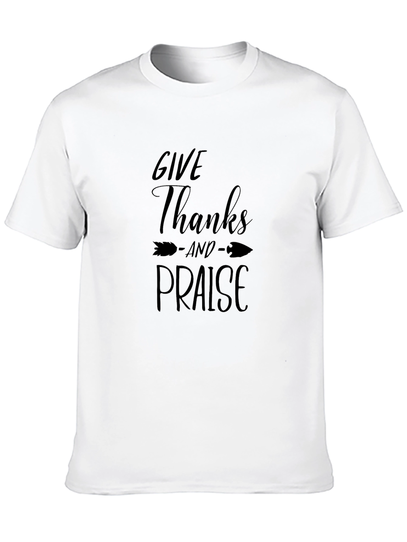 Give Thanks & Praise Black T-Shirt
