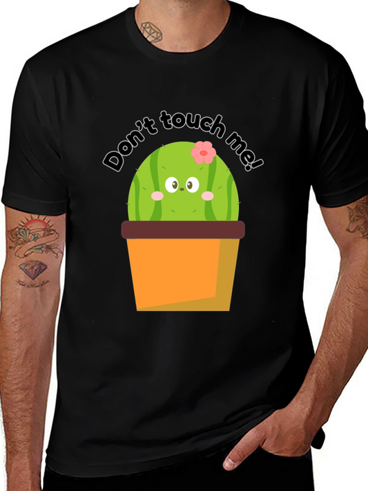 Cute Cactus Graphic Tee - Dont Touch Me!