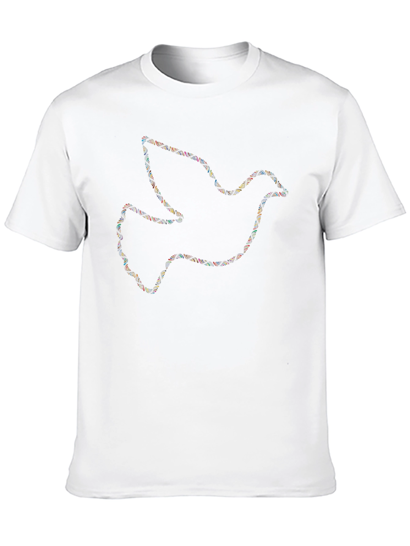 Peace Dove Graphic Black T-Shirt