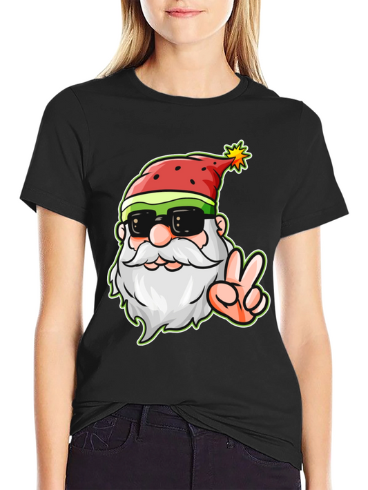 Cool Santa Claus Graphic T-Shirt