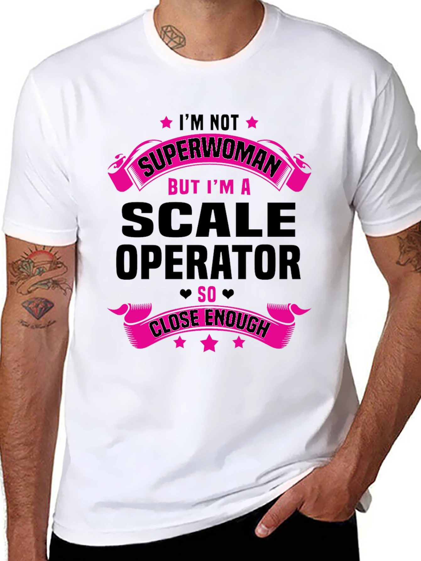 Scale Operator T-Shirt - Im Not Superwoman