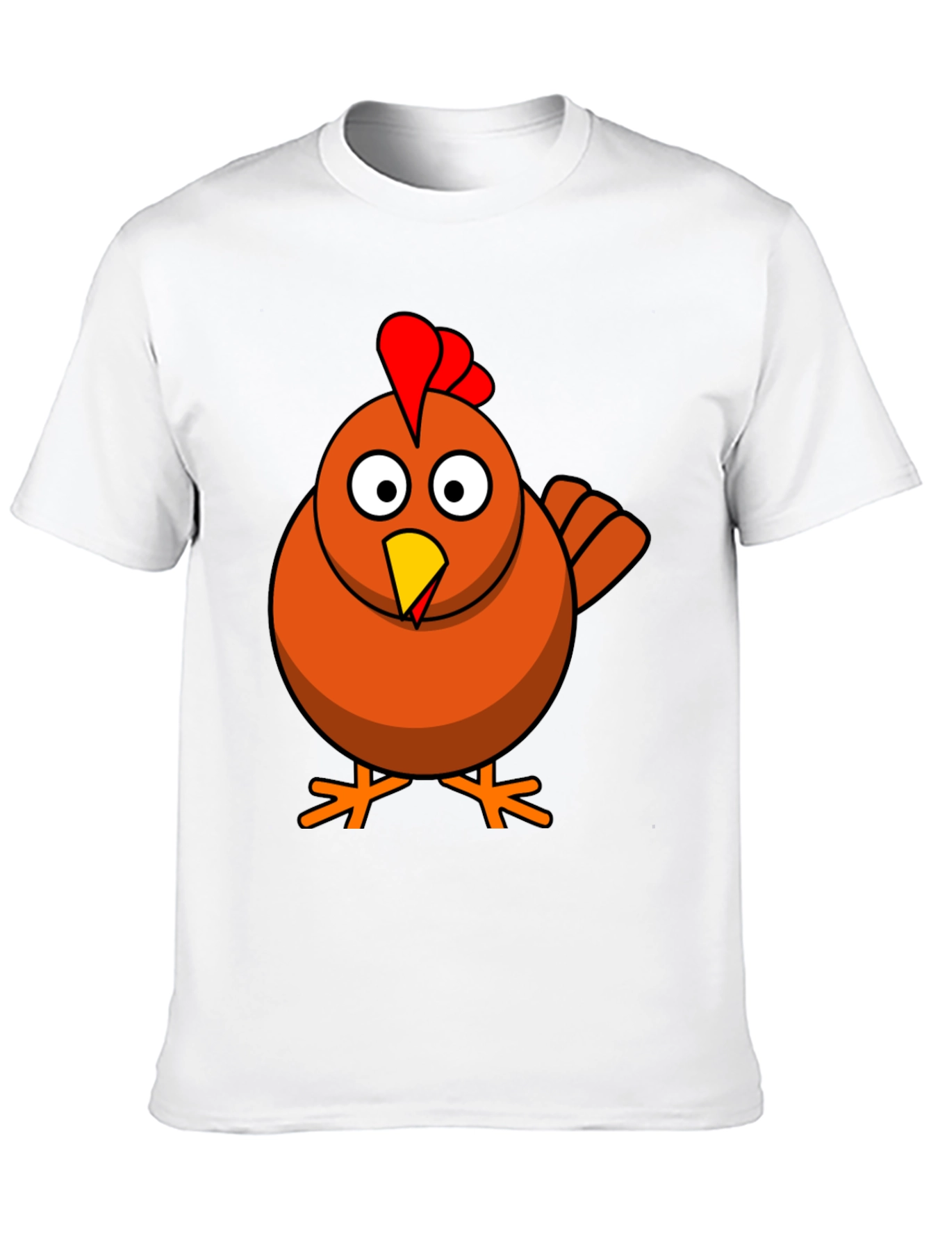 Funny Chicken Graphic T-Shirt