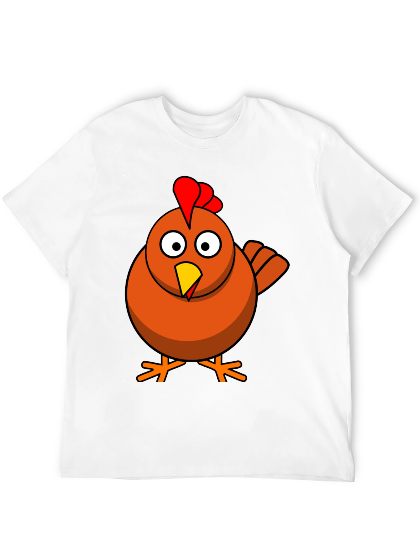 Funny Chicken Graphic T-Shirt
