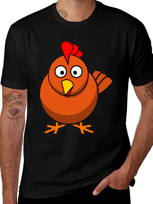 Funny Chicken Graphic T-Shirt